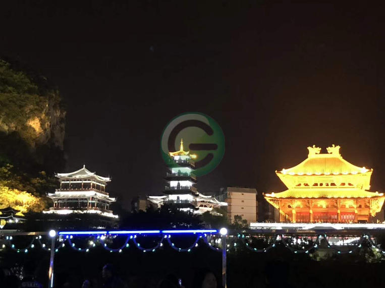 柳州盘龙山公园亮化