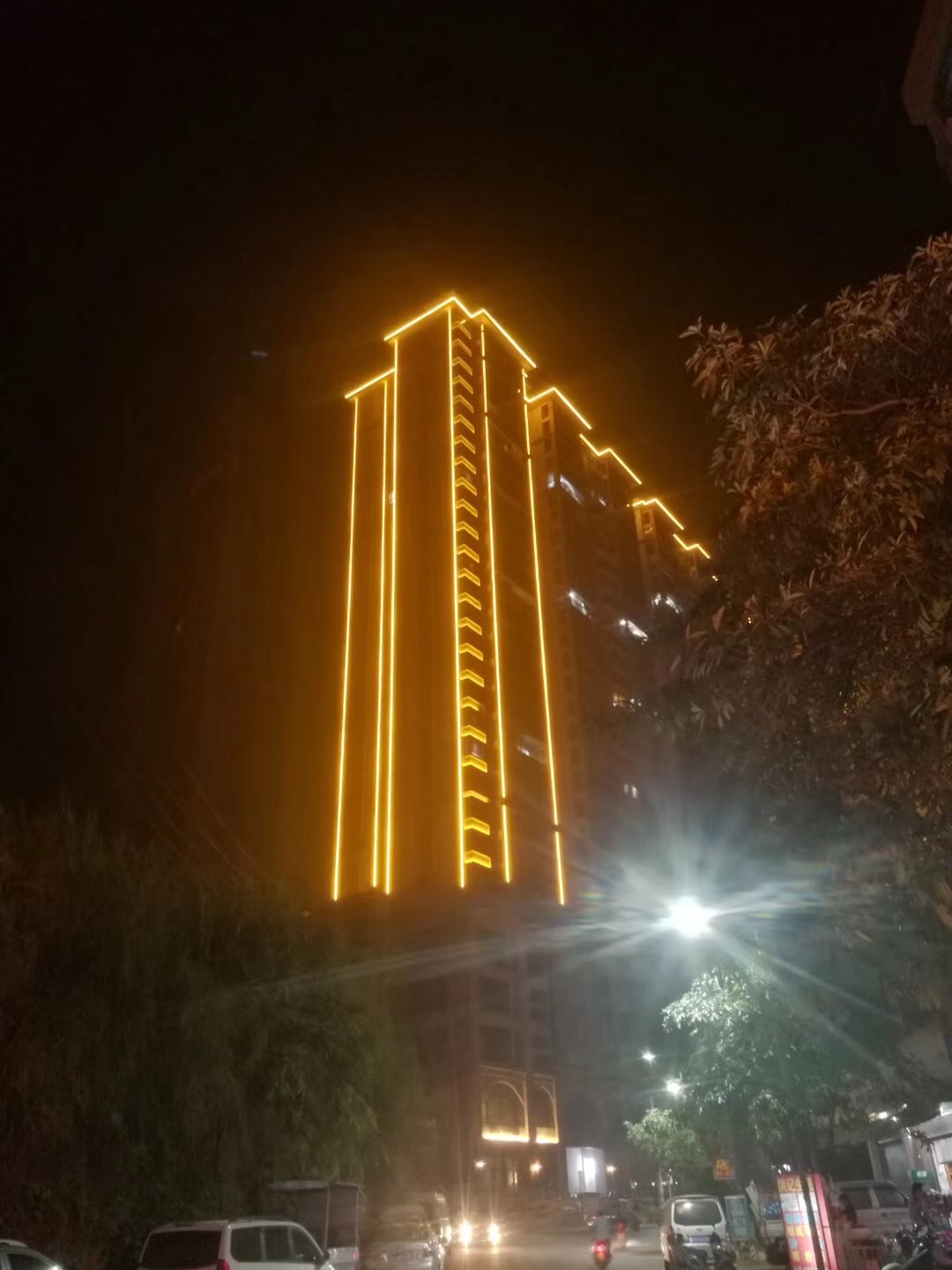 西安小区亮化