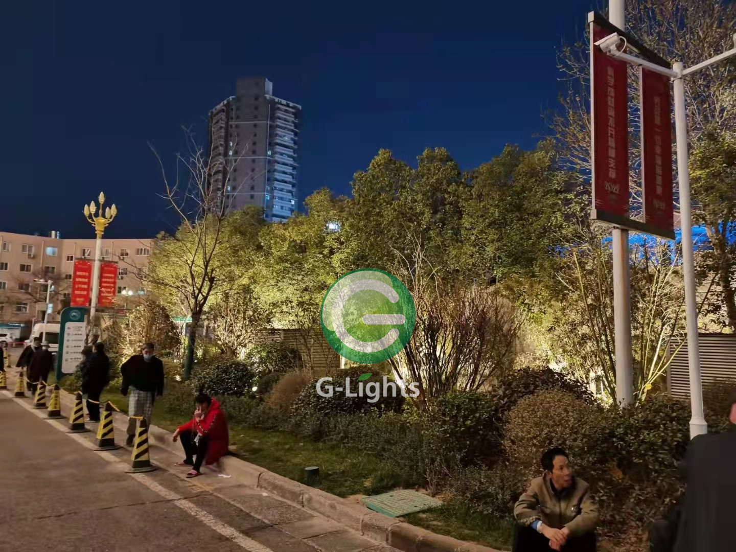 小区亮化线条灯